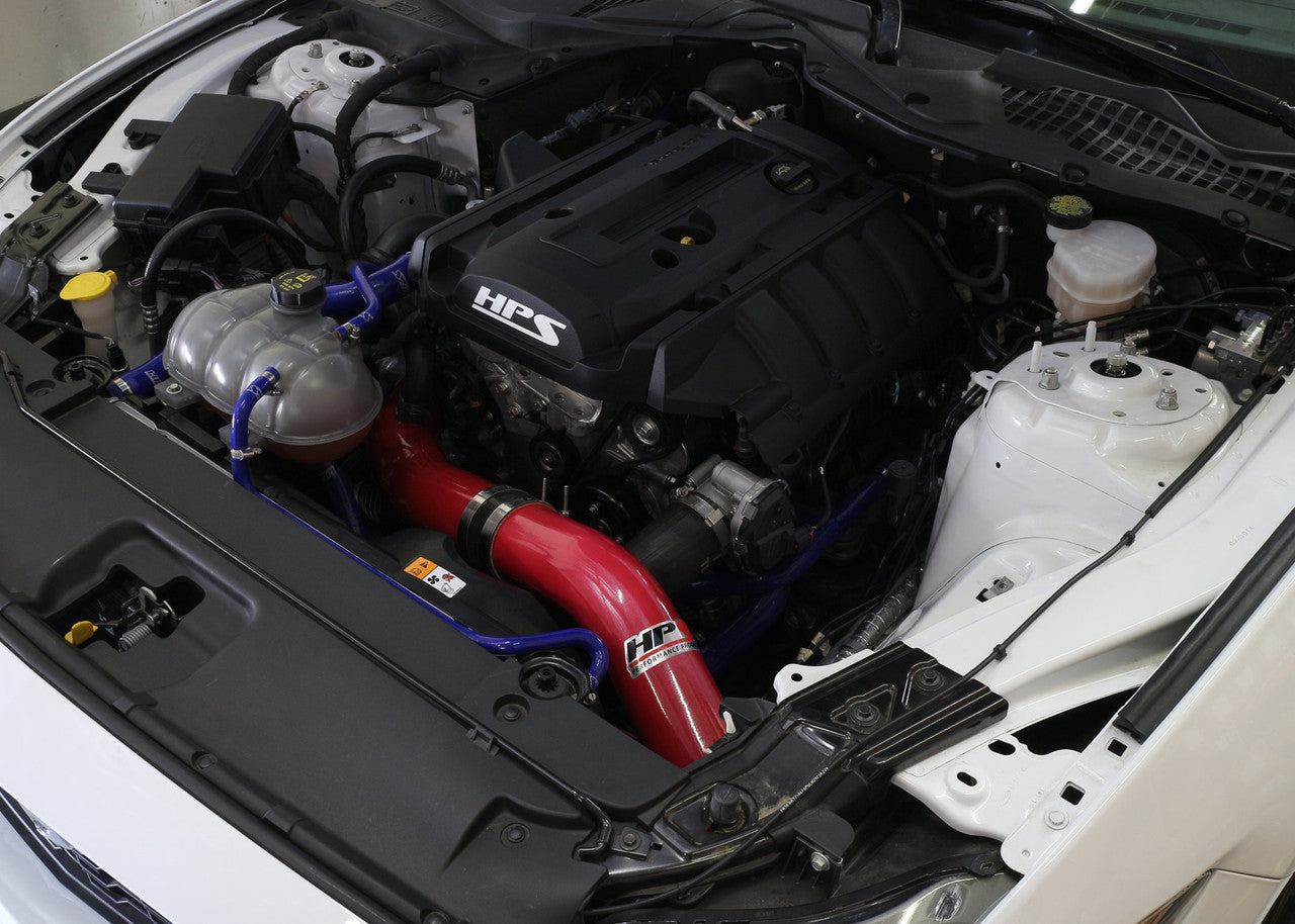 HPS Red Cold Air Intake Ford Mustang