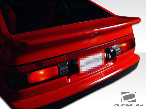 Duraflex 84-87 Toyota Corolla HB Wangan wing Trunk Lid Spoiler kit