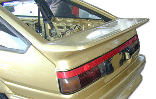 Duraflex 84-87 Toyota Corolla HB Wangan Wing Trunk Lid Spoiler Kit