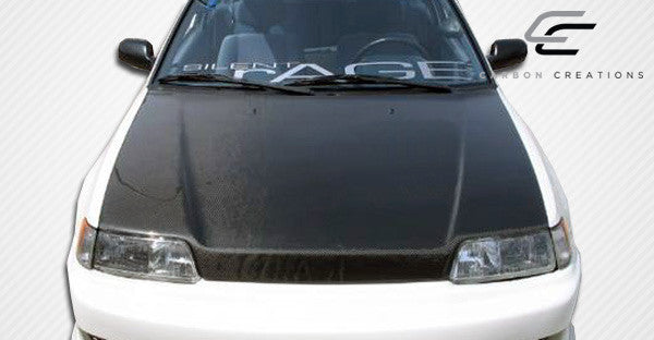 Carbon Creations 88-91 Honda Civic HB CR-X OEM hood