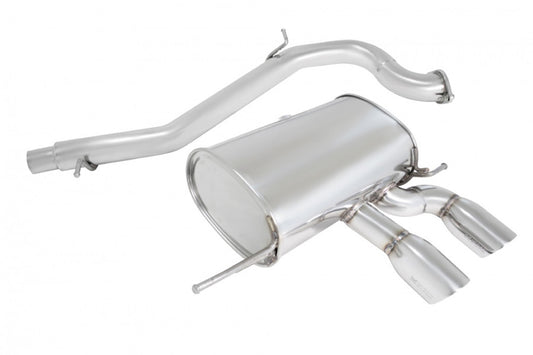 Megan Racing VW Golf R 2.0 Turbo 12-14 Stainless Roll Tips CatBack (MR-CBS-VWGR12-SRT)