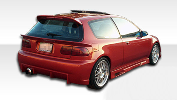 Duraflex 92-95 Honda Civic HB Mid Wing Trunk Lid Spoiler Kit