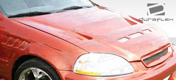 Duraflex 96-98 Honda Civic Predator hood kit