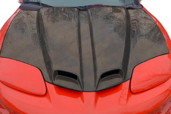 1998-2002 Pontiac Firebird Trans AM Carbon Creations WS-6 Hood