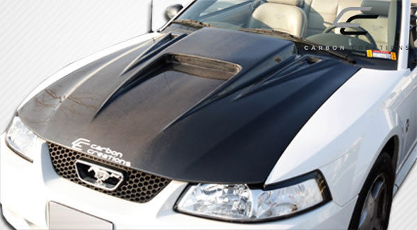 Carbon Creations 99-04 Ford Mustang Spyder 3 Hood Kit