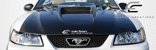 1999-2004 Ford Mustang carbon fiber Spyder 3 Hood