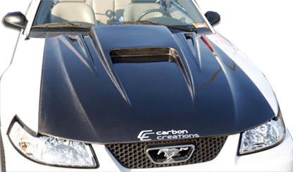 1999-2004 Ford Mustang Carbon Creations Spyder 3 Hood