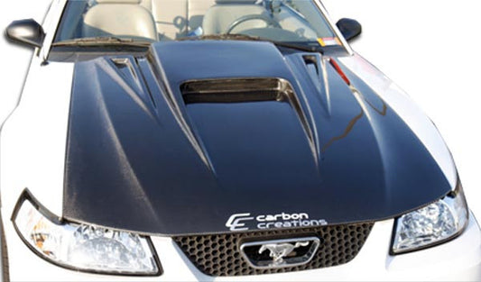 1999-2004 Ford Mustang Carbon Creations Spyder 3 Hood