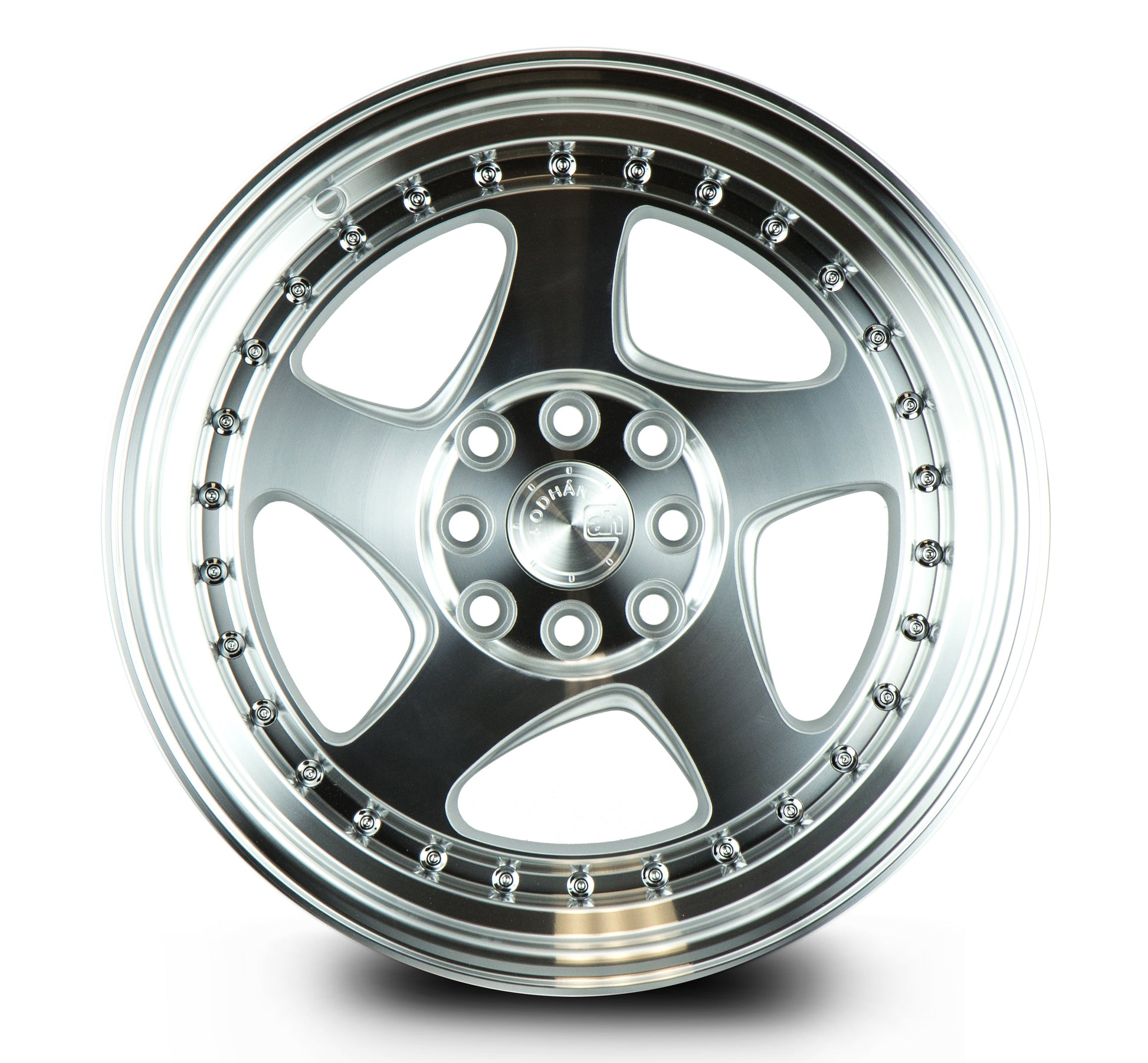 Aodhan AH01 17x9 big fat lip silver 5x114.3 5x100 wheel stance
