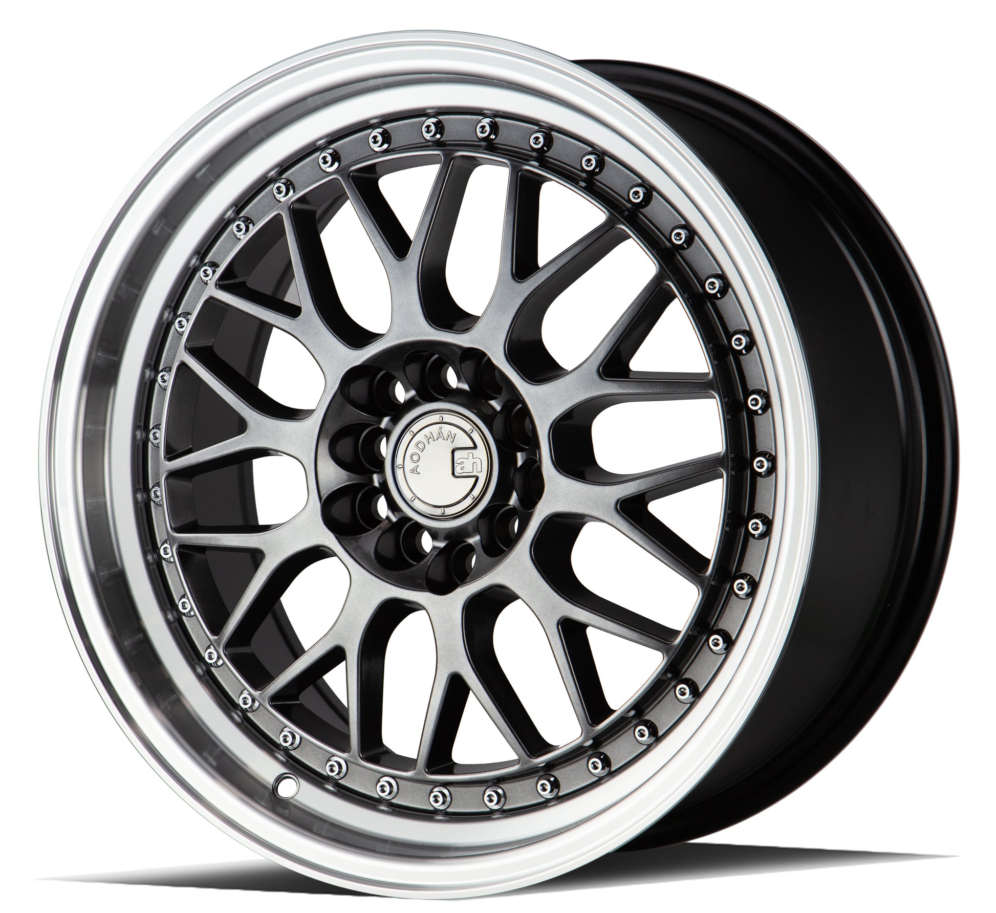 Aodhan AH02 17x8 Step Lip black 5x114.3 5x100 wheel Hellaflushed