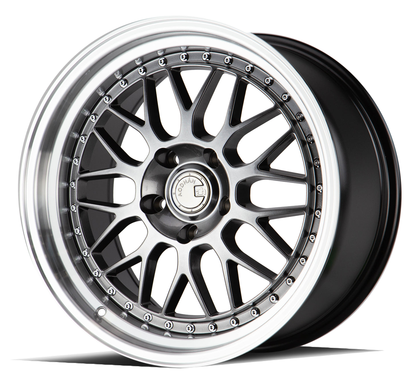Aodhan AH02 18x9.5 rim deep dish black 5x120 wheel ET35 Hellaflushed