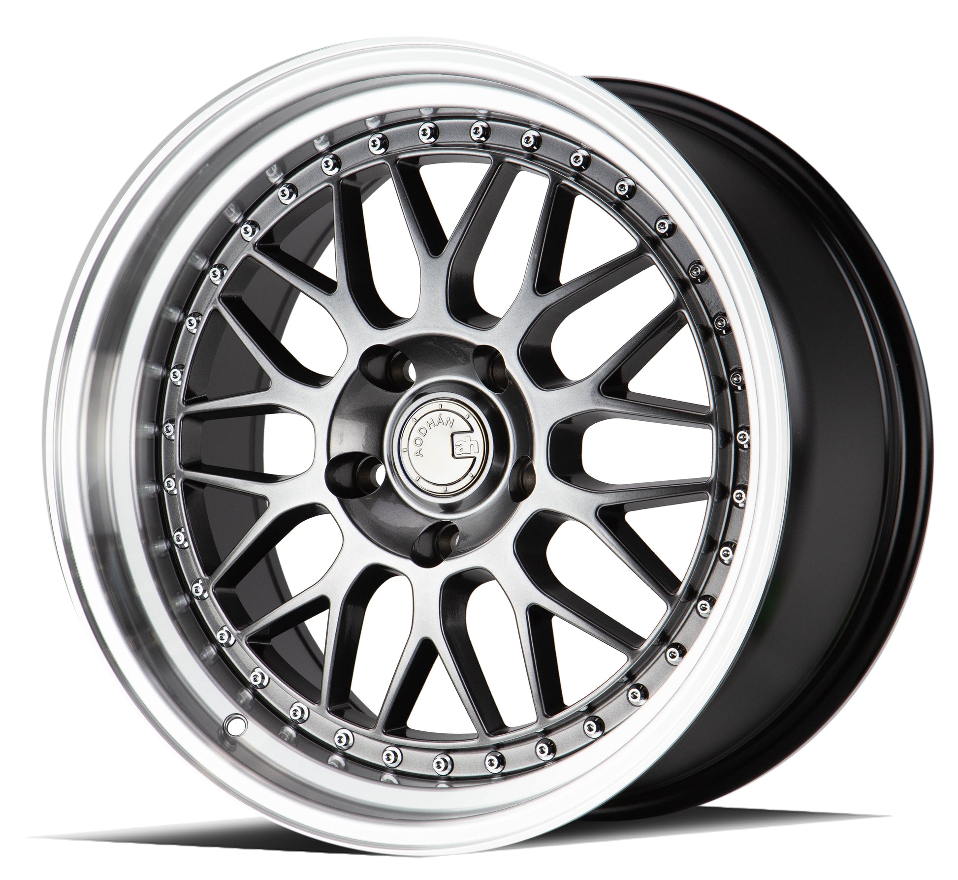 Aodhan AH02 18x9.5 rim deep dish black 5x120 wheel ET35 Hellaflushed
