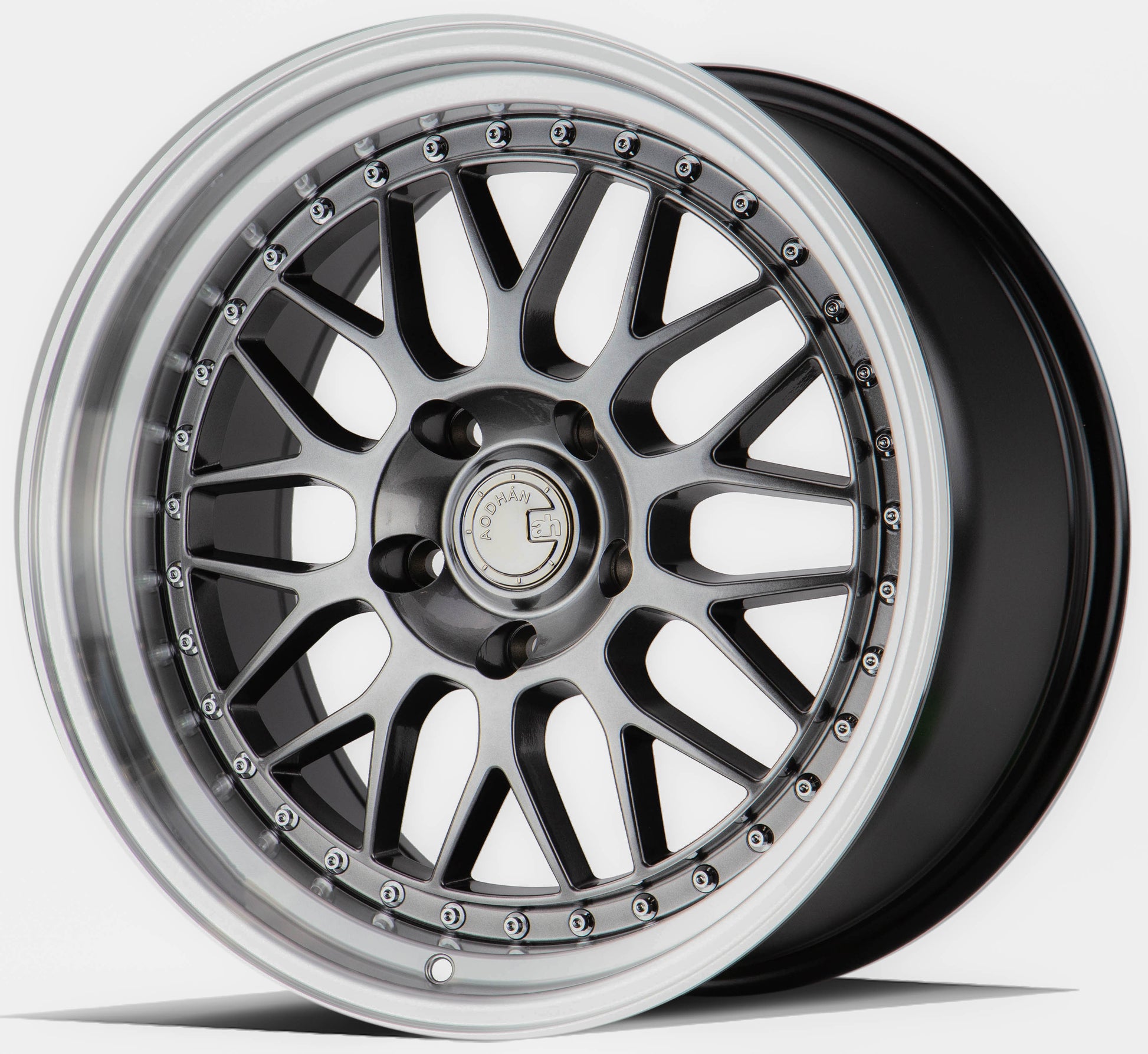 Aodhan AH02 19x8.5 rim deep dish black 5x11 rim2 wheel Hellaflushed