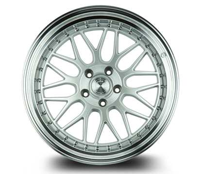 Aodhan AH03 15x8 Step Lip black 4x100 4x114.3 wheel stance