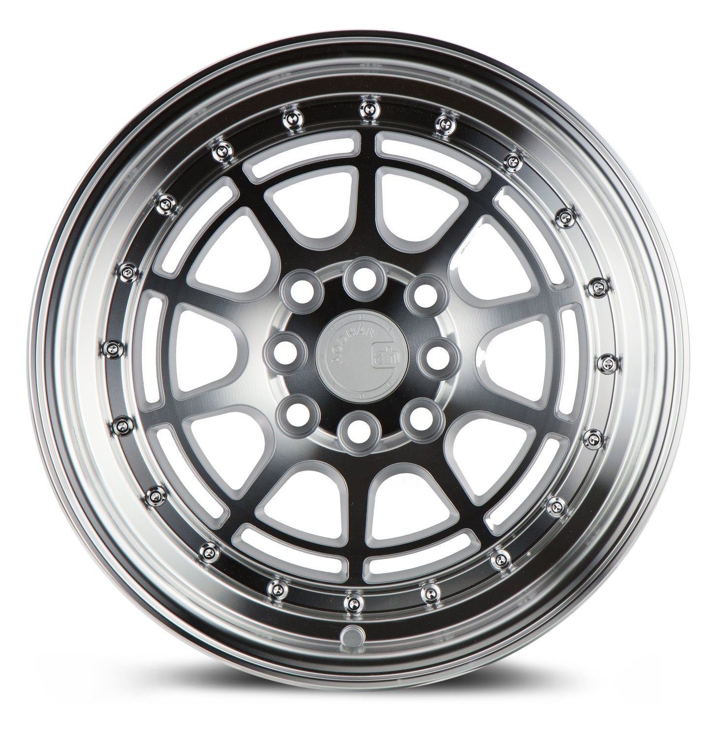 Aodhan AH04 16x8 Dish Lip silver 4x100/114 wheel stance