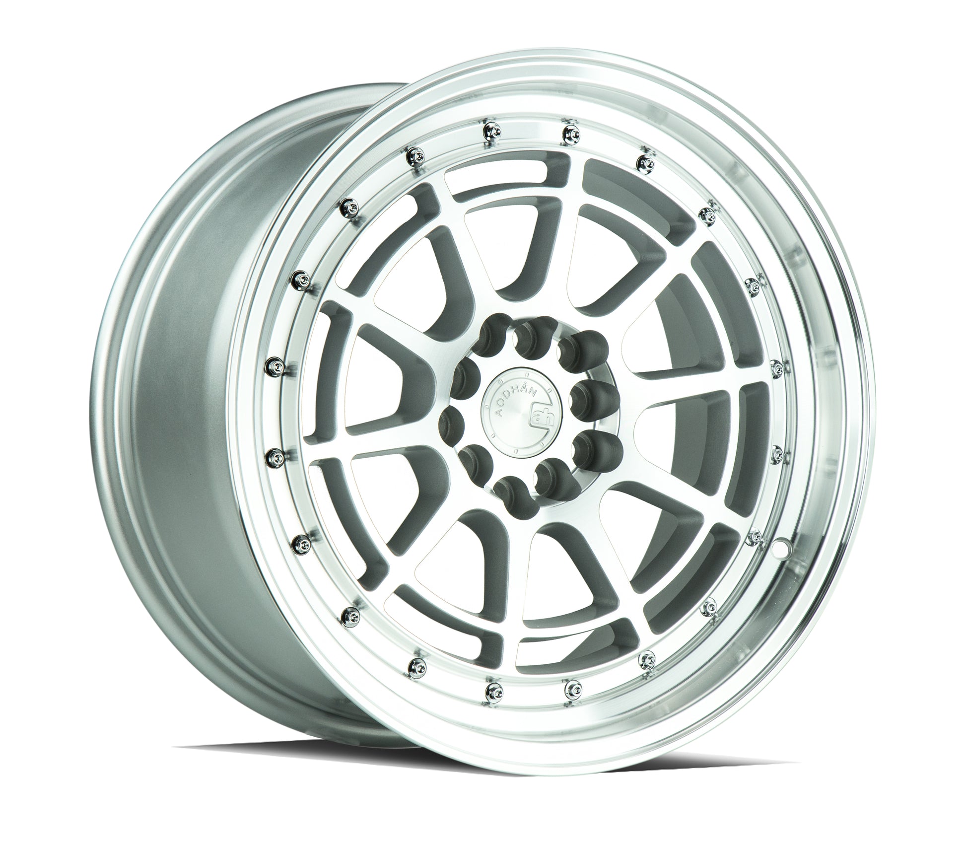 Aodhan AH04 17x9 wheel 5x100/114.3ET25 Silver Civic EK Deep Dish Lip Rim