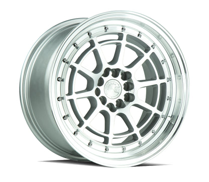 Aodhan AH04 17x9 wheel 5x100/114.3ET25 Silver Civic EK Deep Dish Lip Rim