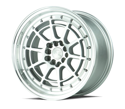 Aodhan AH04 18x9.5 rim Dish Lip silver 5X4.5 wheel Hellaflushed