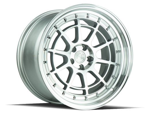 Aodhan AH04 18x9.5 wheel 5x114.3ET30 Silver Machined Face Deep Dish Lip Rim