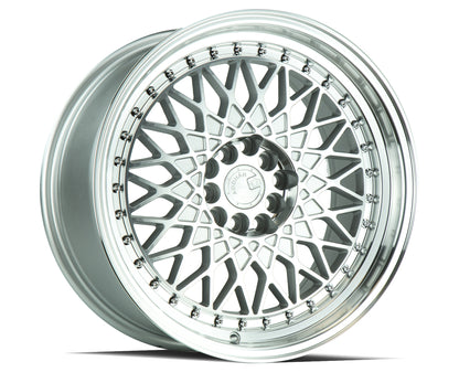 Aodhan AH05 16x8 wheel 4x100 4x114.3 Silver Machined old school Rim