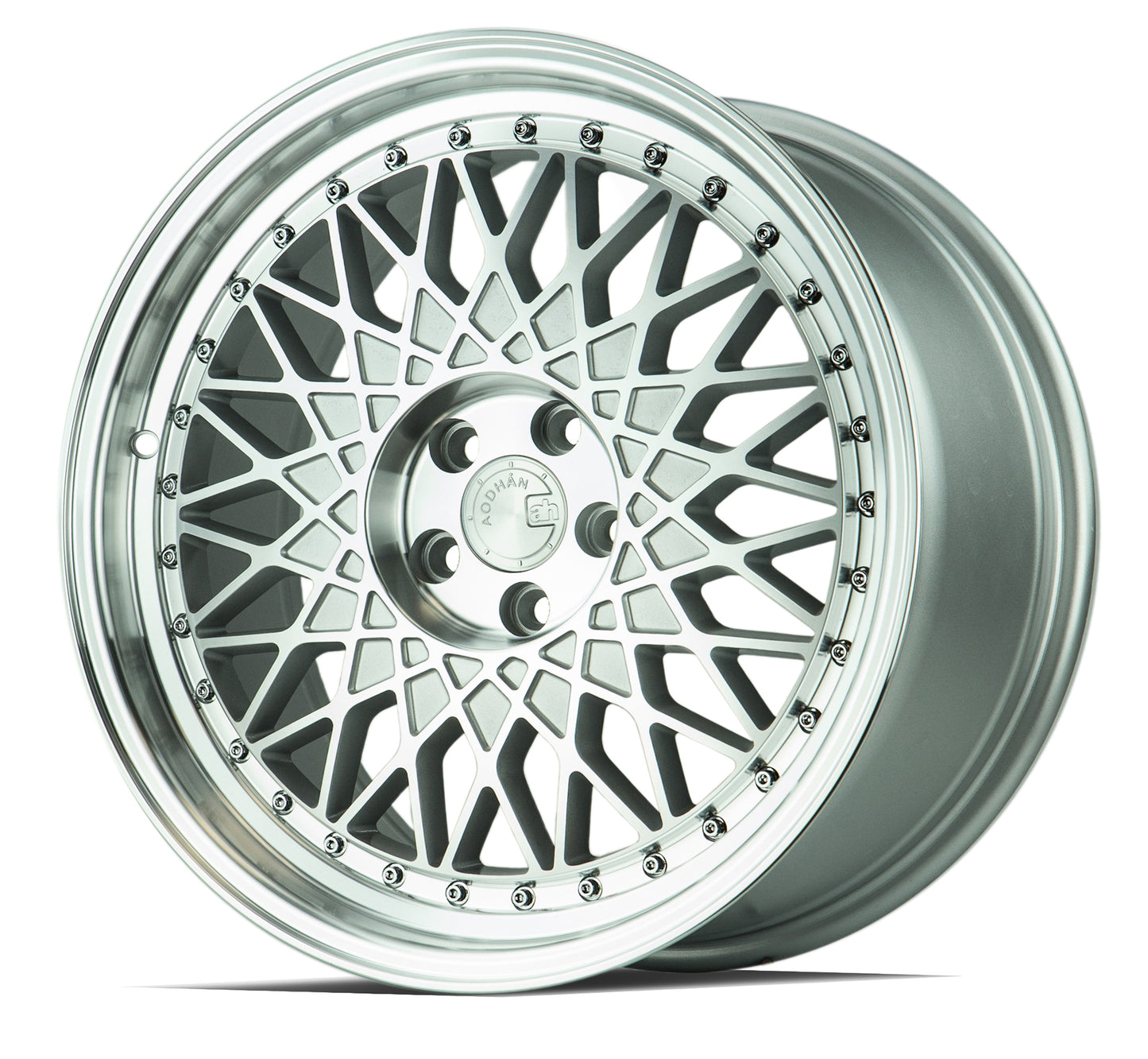 Aodhan AH05 18x8.5 wheel 5x4.5  Silver Machined Face old school JDM Rim
