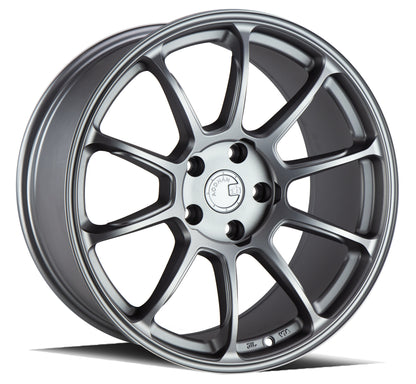Aodhan AH06 18x9 wheel 5x100 Matte Gray Concave Rim