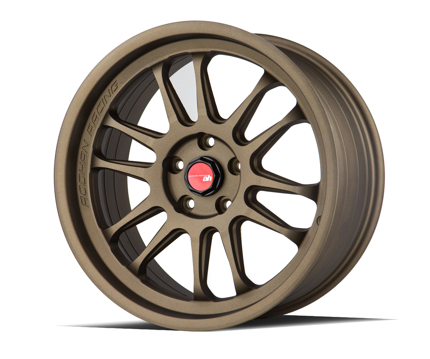 Aodhan AH08 18x8.5 rim Concave black 5x100 wheel ET35 Hellaflushed