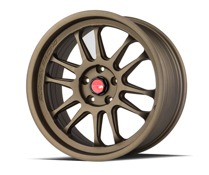 Aodhan AH08 18x8.5 rim Concave black 5x100 wheel ET35 Hellaflushed