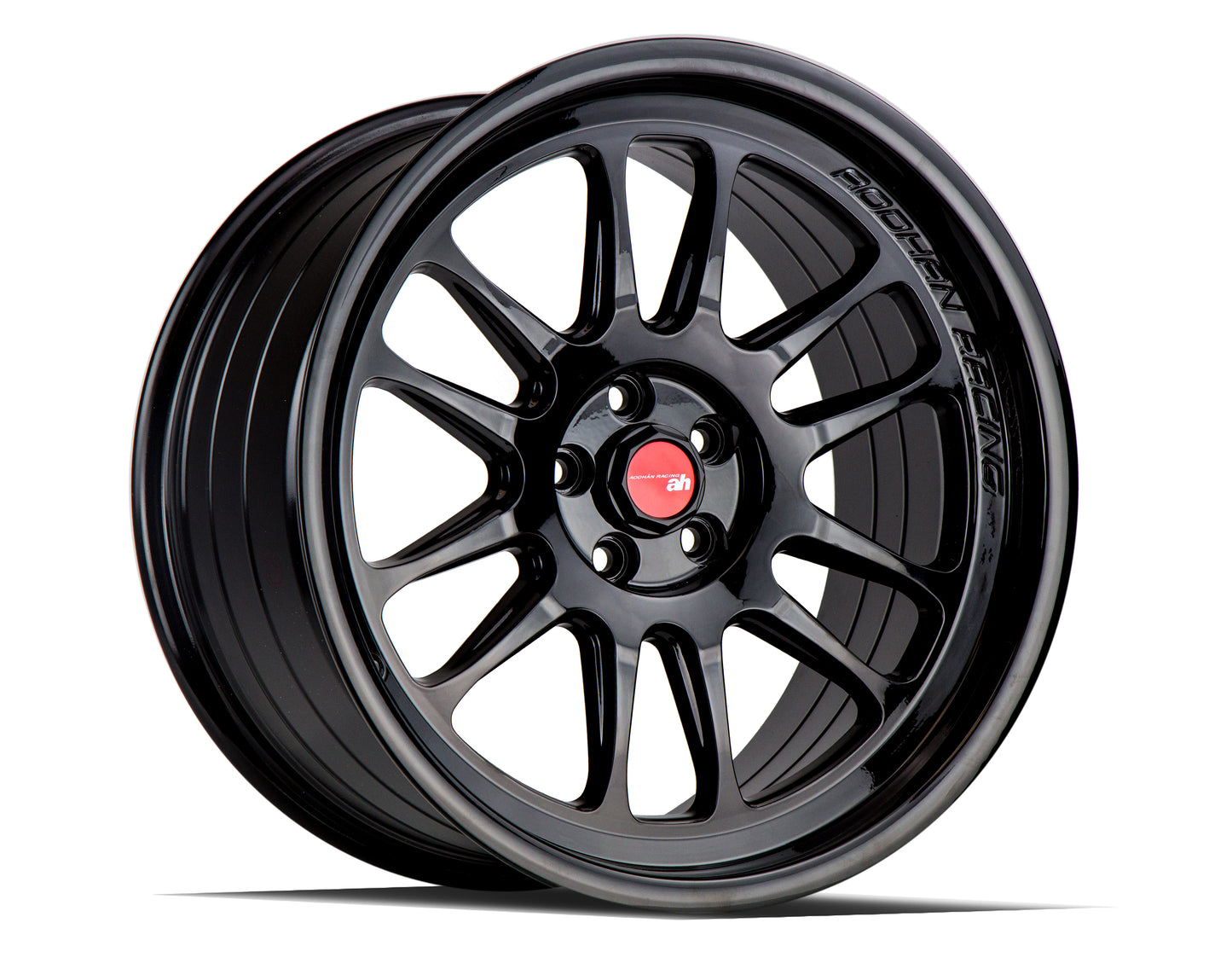 Aodhan AH07 18x9.5 wheel 5x114.3 Gloss Black Concave lip Rim
