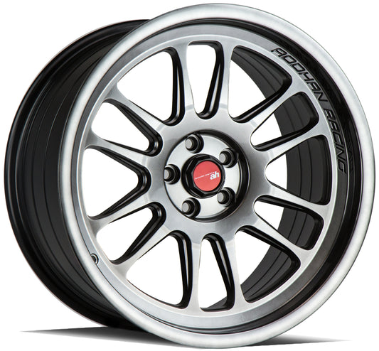 Aodhan AH07 18x9.5 wheel 5x114.3 Hyper Black Concave lip Rim