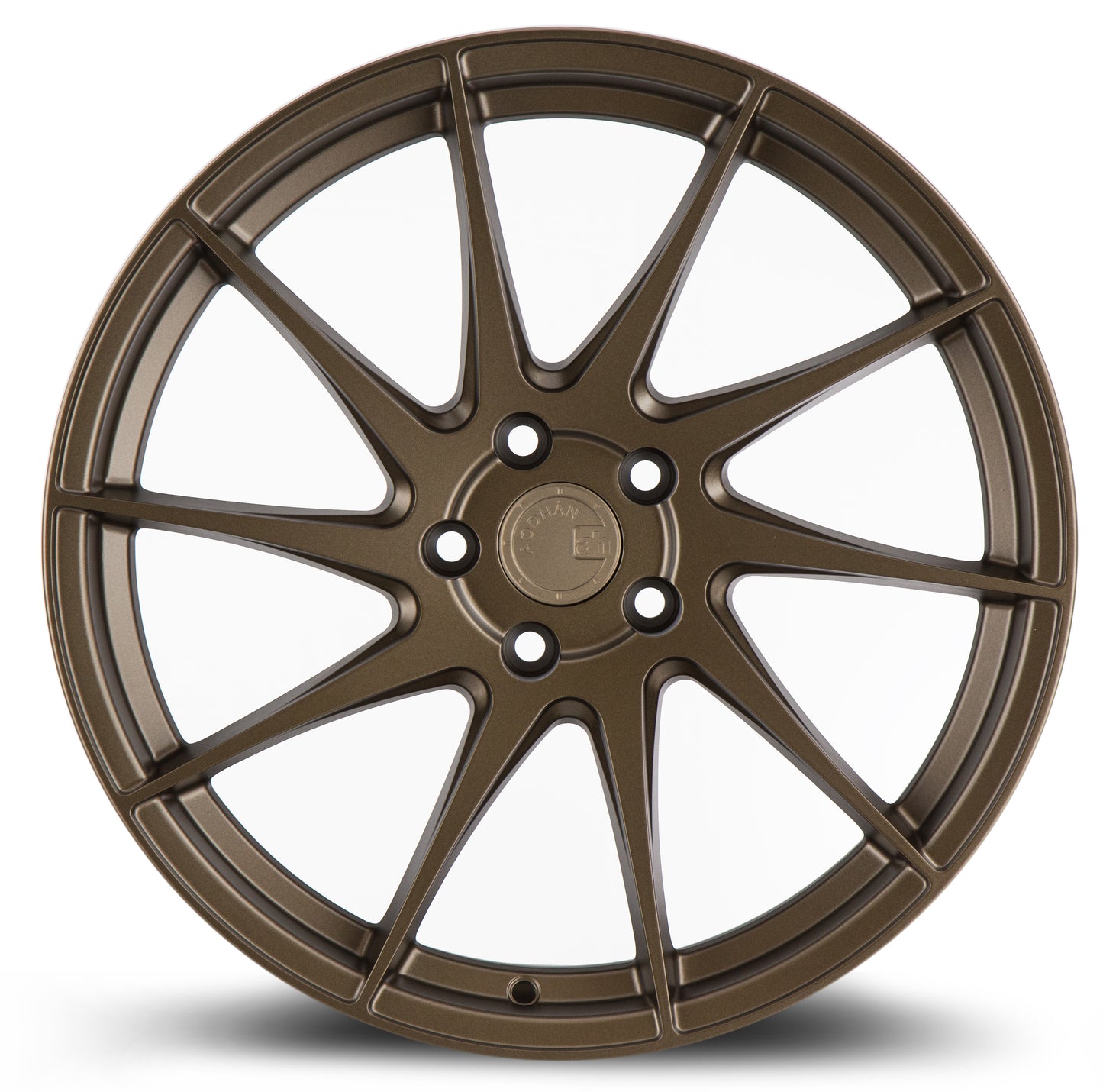 Aodhan AH09 18x8.5 rim directional bronze 5X4.5 wheel ET35 Hellaflushed