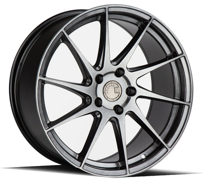 Aodhan AH09 18x8.5 wheel 5x112 Hyper Black Concave directional DS Rim