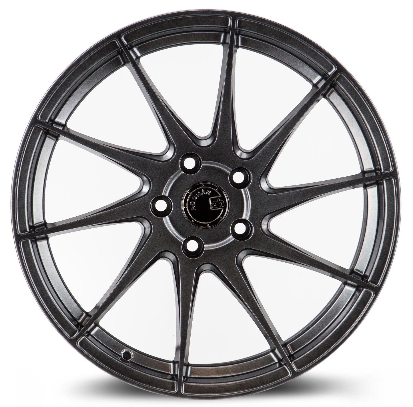 Aodhan AH09 18x8.5 directional black 5x114.3 wheel ET35 stance