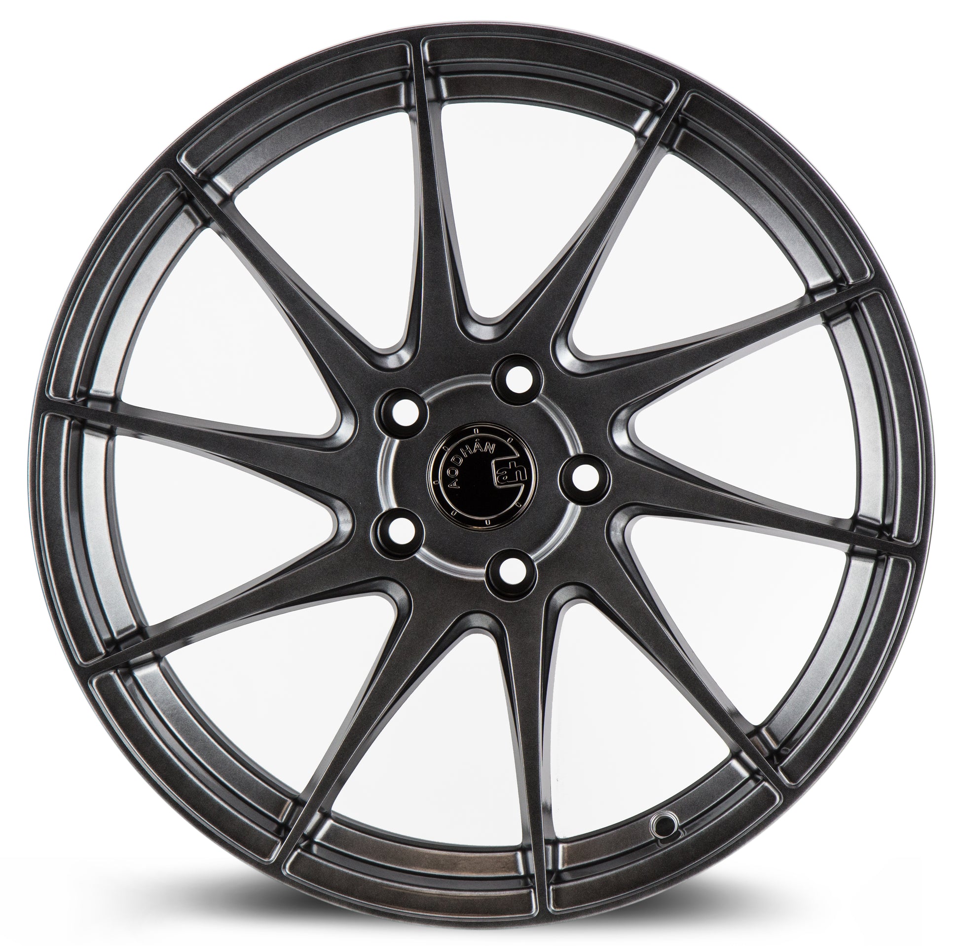 Aodhan AH09 18x8.5 rim directional black 5X4.5 wheel ET35 Hellaflushed