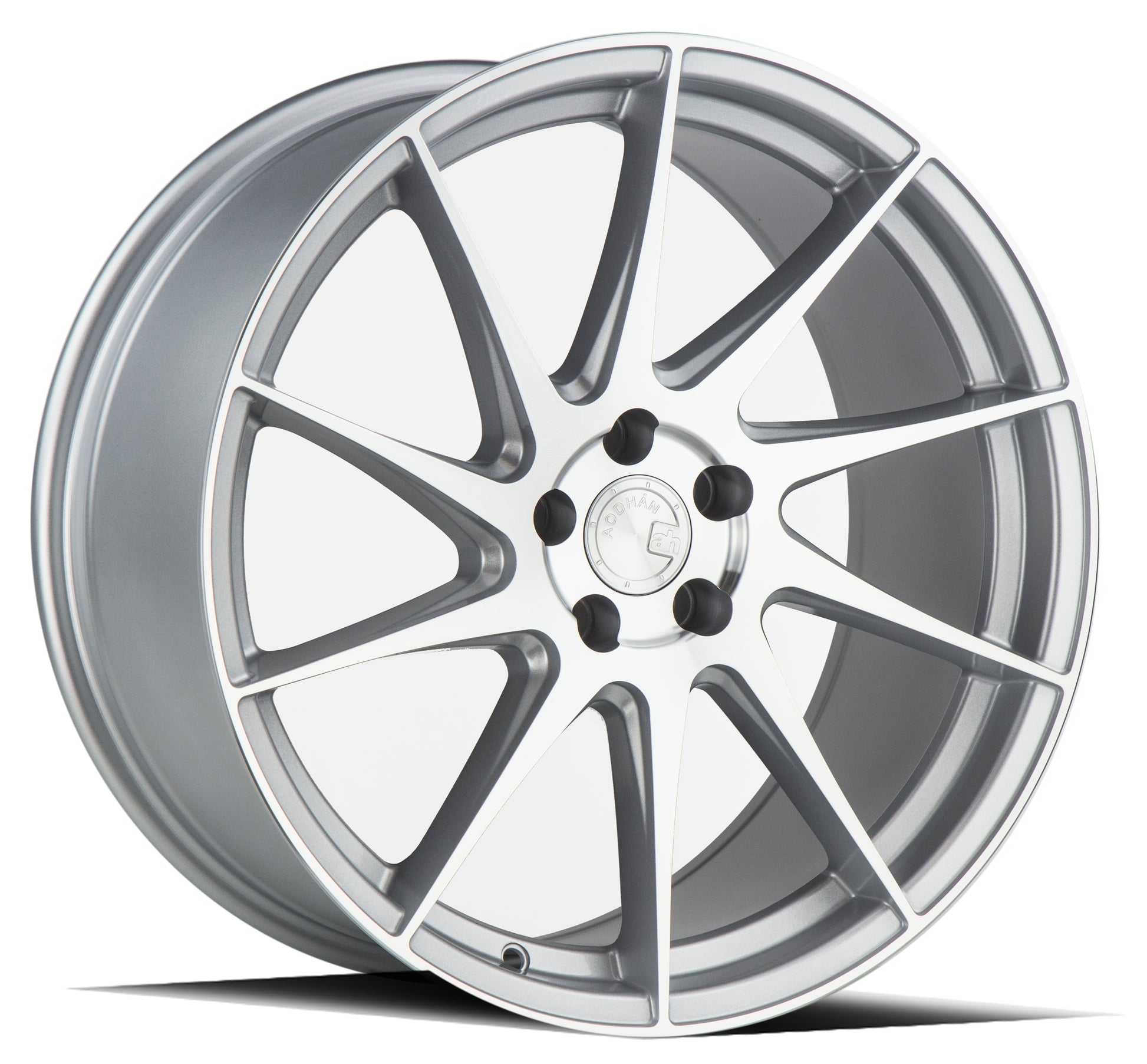 Aodhan AH09 18x8.5 wheel 5x112 Silver Machined Concave directional DS Rim