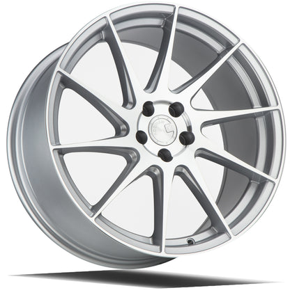 Aodhan AH09 18x8.5 rim directional silver 5x11 rim2 wheel ET35 Hellaflushed