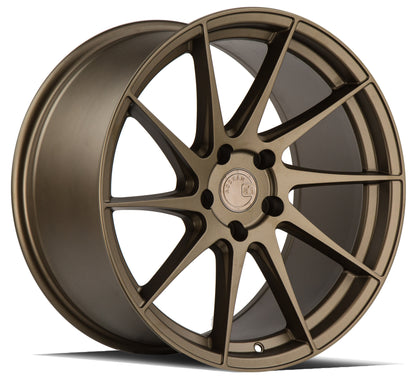Aodhan AH09 18x9.5 wheel 5x112 Matte Bronze Concave directional DS Rim