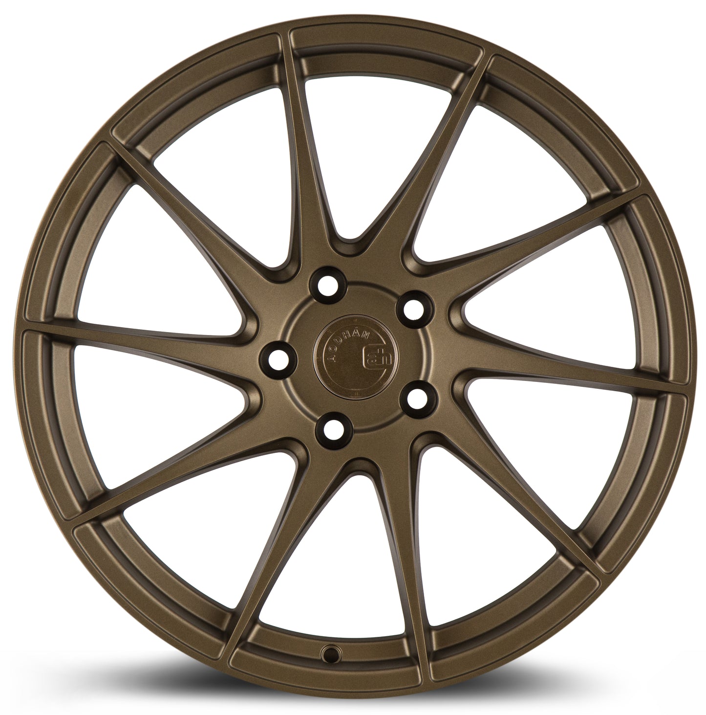 Aodhan AH09 18x9.5 directional bronze 5x112 wheel ET35 stance