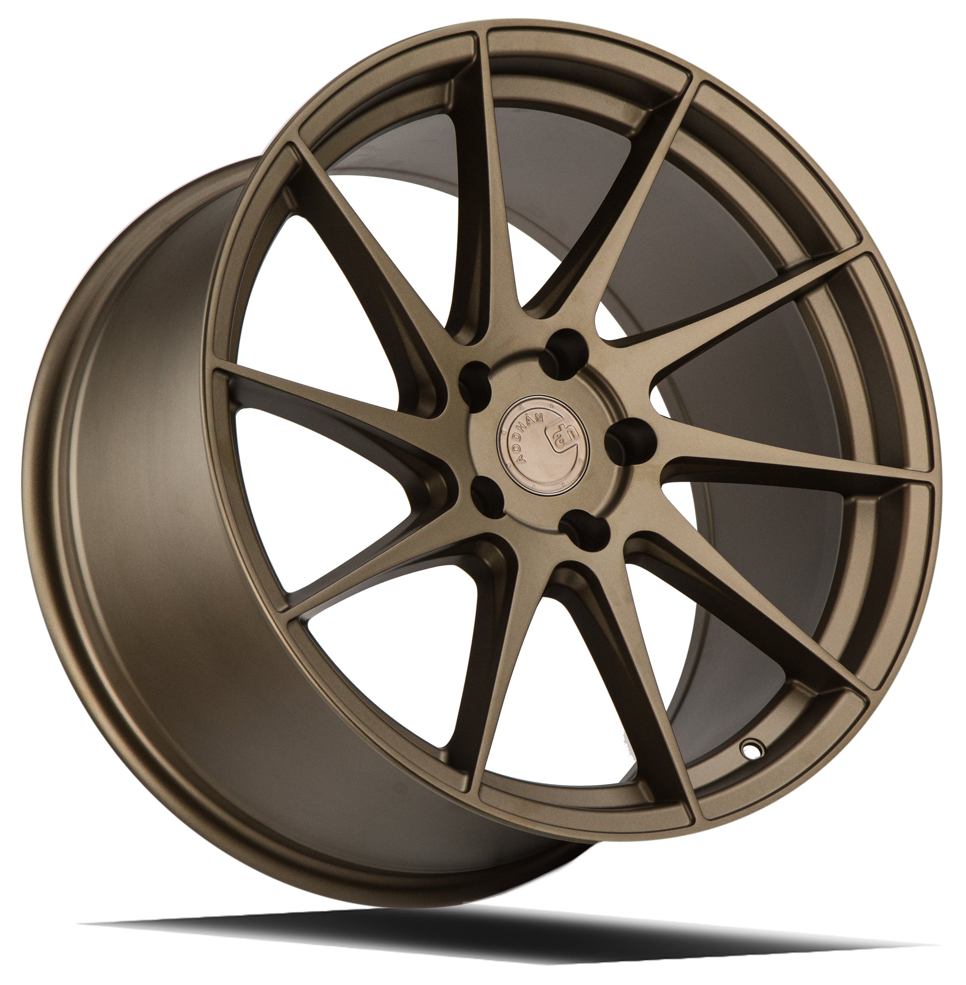 Aodhan AH09 18x9.5 rim directional bronze 5X4.5 wheel ET35 Hellaflushed