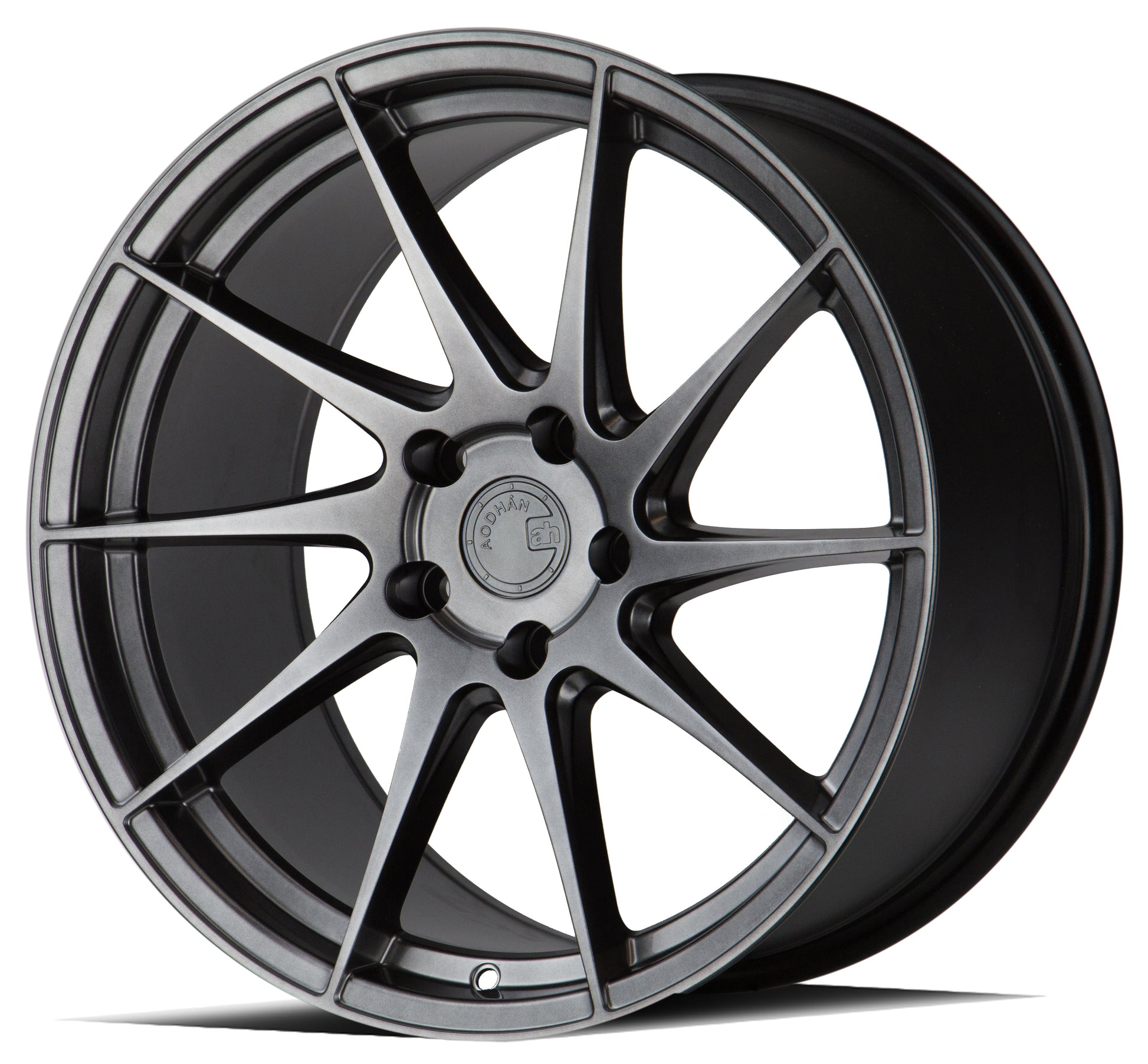 Aodhan AH09 18x9.5 wheel 5x100 Hyper Black Concave directional PS Rim