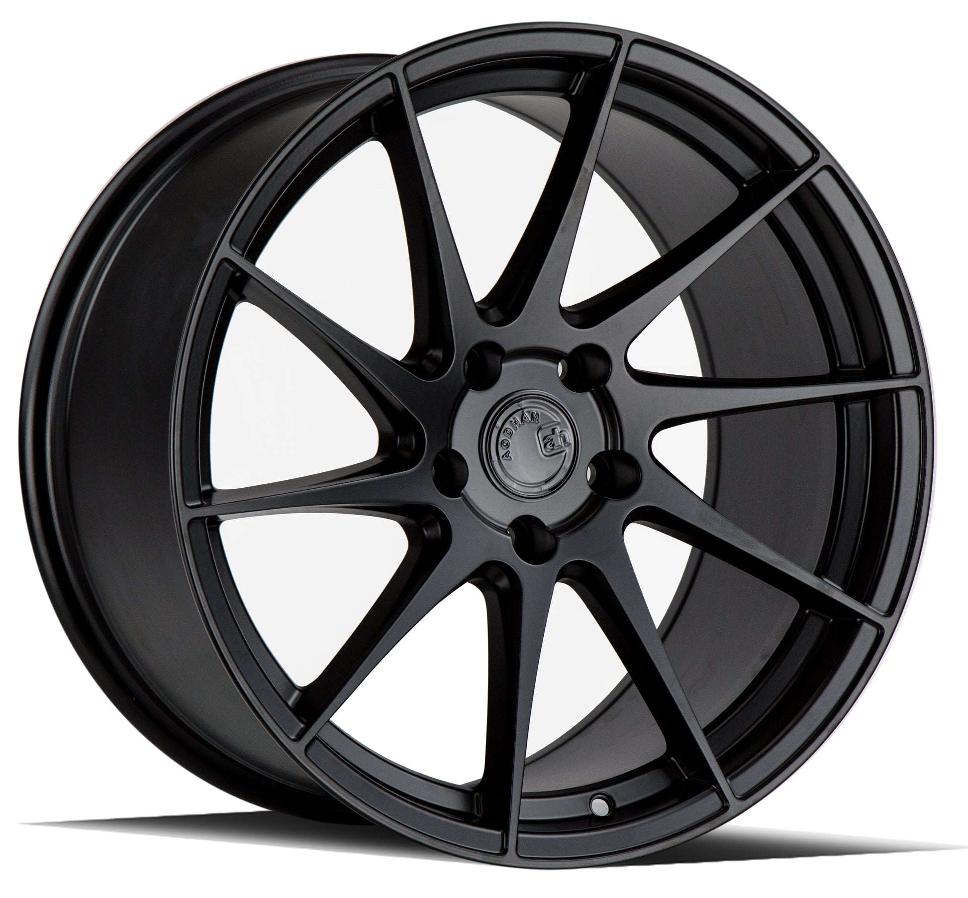 Aodhan AH09 18x8.5 wheel 5x108 Matte Black Concave directional DS Rim