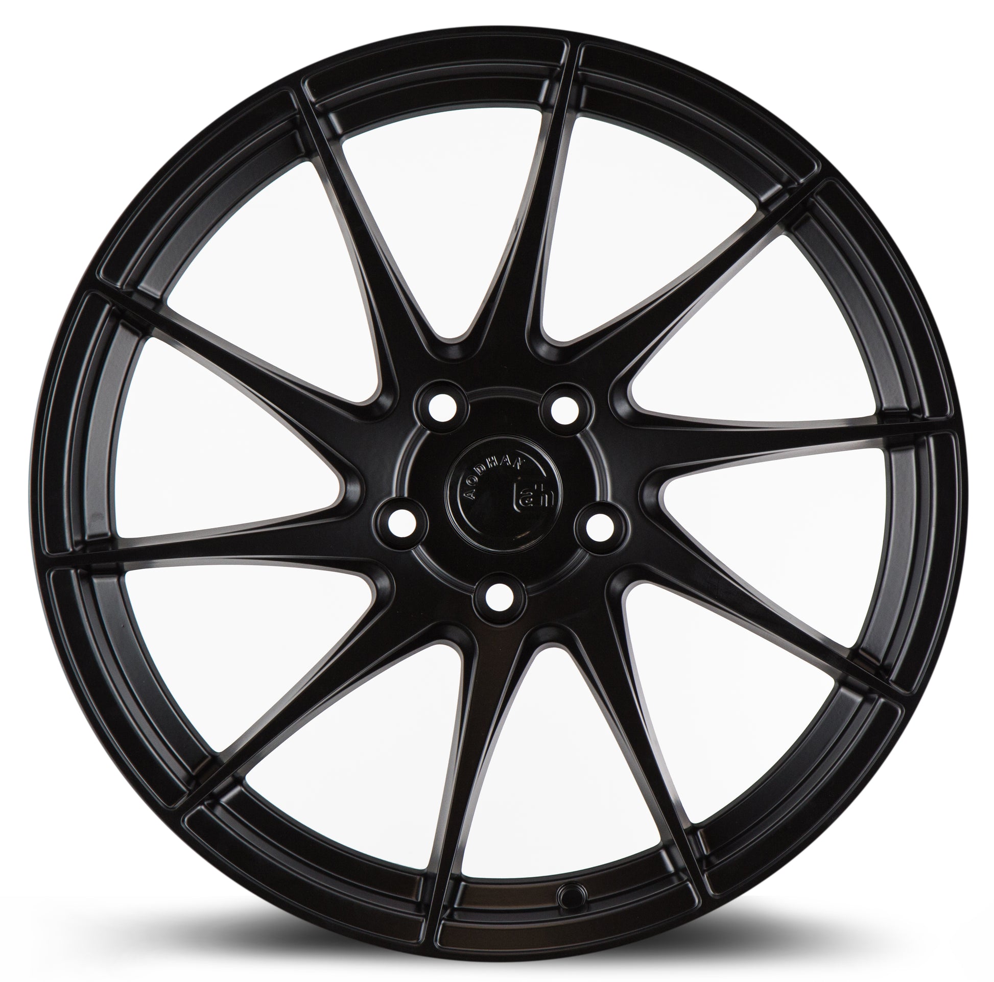 Aodhan AH09 18x8.5 directional black 5x100 wheel ET35 stance