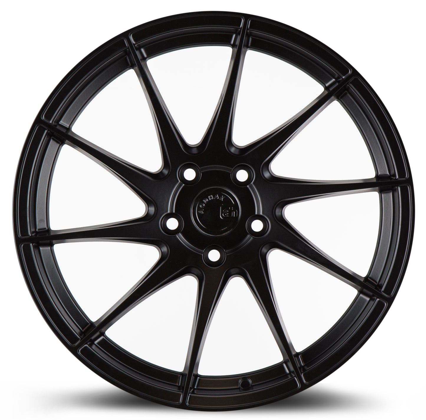 Aodhan AH09 18x8.5 directional black 5x108 wheel ET35 stance