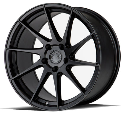 Aodhan AH09 18x9.5 wheel 5x114.3 Matte Black Concave directional PS Rim