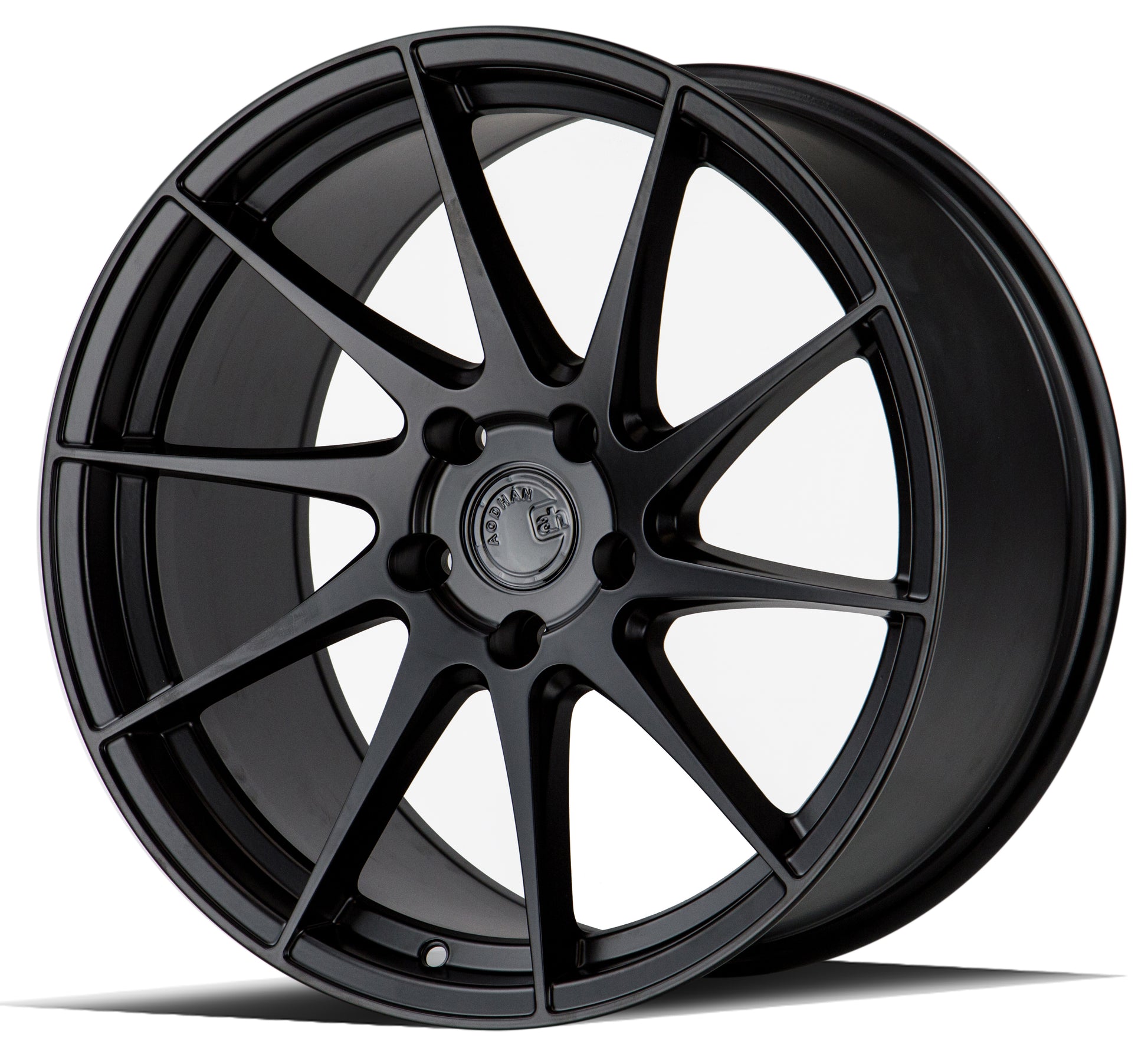 Aodhan AH09 18x8.5 wheel 5x112 Matte Black Concave directional PS Rim