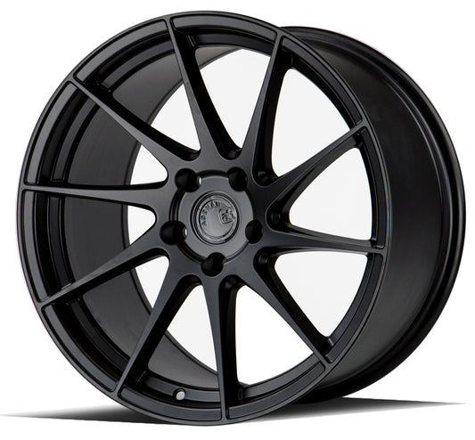 Aodhan AH09 18x8.5 wheel 5x114.3 Matte Black Concave directional PS Rim