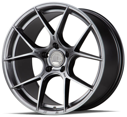 Aodhan AH-11 19x8.5 rim Concave black 5x120 wheel ET35 Hellaflushed