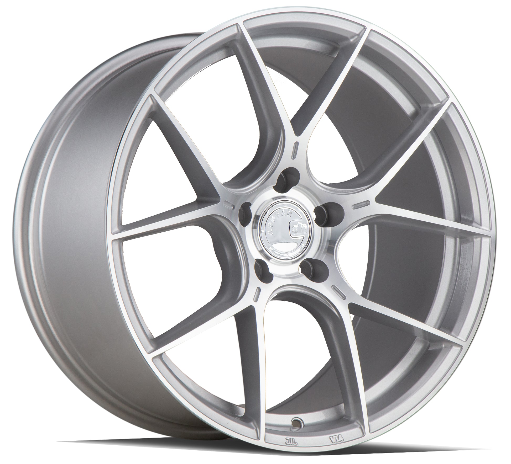 Aodhan AH-11 18x8.5 wheel 5x114.3 Silver Machined Concave 5 spoke Rim