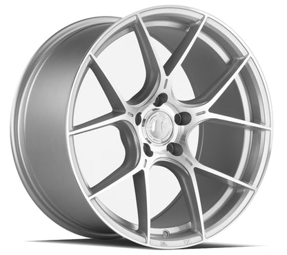 Aodhan AH-11 19x9.5 wheel 5x120 Silver Machined Concave 5 spoke Rim