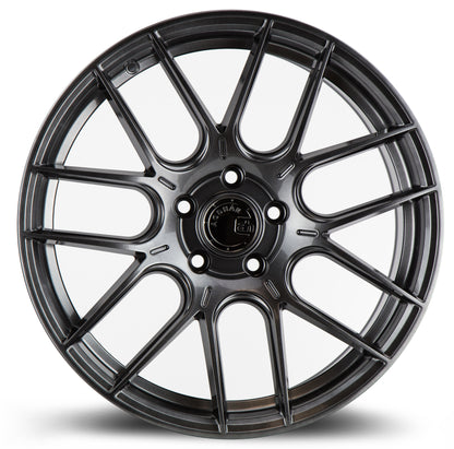 Aodhan AH-X 18x8.5 Concave black 5x114.3 wheel ET35 stance